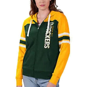 NFL Women's Full Zip Hoodie Packers - Regular